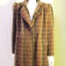 LILLI ANN Mohair Plaid Boyfriend Stroller/ Swing Coat Sz Large, Vented Back, Fully Lined, Stylish