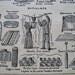Antique French Print Dictionary Page 1920s Engraved iIlustrations Beekeeping paper projects scrapbooking, collage