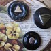 3 Large Vintage Glow Bubble Top Celluloid Buttons