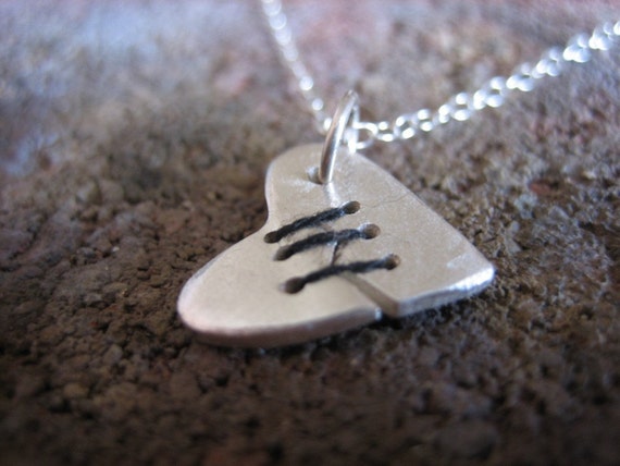 Items Similar To Broken Heart Pendant Necklace On Etsy 2201