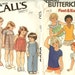 Vintage Children Patterns Sundress, Jumper, Overalls, Sunsuit, Panties, Tops Size 3 McCalls Butterick