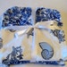 Baby Boy Chenille Burp Cloth Set of Three- Beach Surf and Shells Red White Blue Rag Quilt