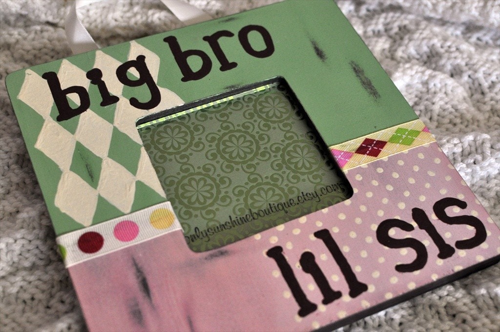 Big Brother Little Sister Photo Frame