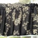 Valance Waverly Black and Beige Waverly Toile Country House New. Free Shipping