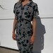 Floral Shirtwaist Dress, vintage 80s, sz. s