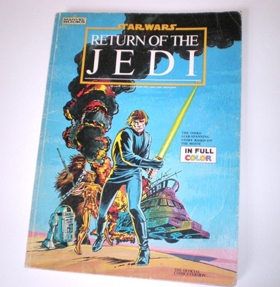 1983 Star Wars Comic Book Return of the JEDI Marvel by BPvintage