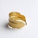 Feather Ring . Adjustable . Brass . Boho Jewellery . Tribal Jewelry . Wrap Ring