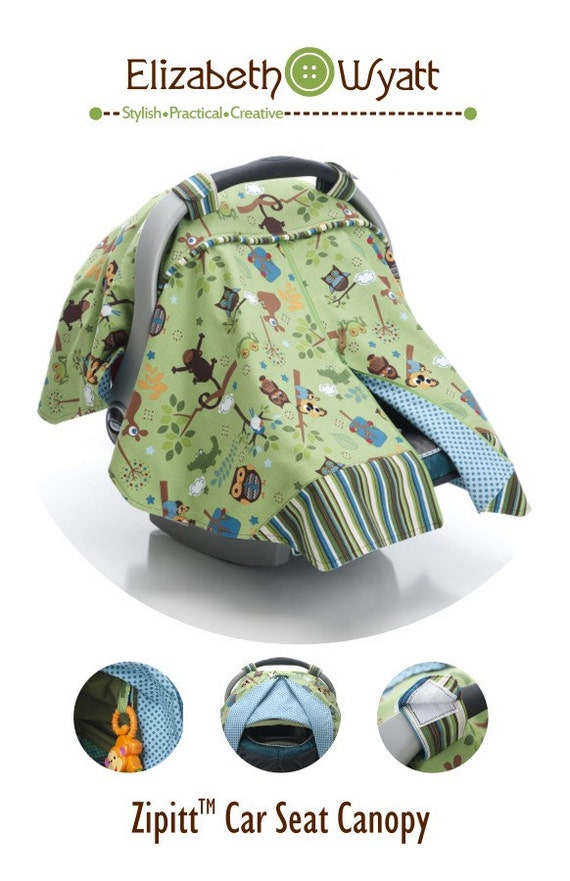 Zipitt Car Seat Canopy Sewing Pattern