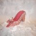 Strawberry Swirl Pinwheel Paper Shoe Gift Box Favor Box
