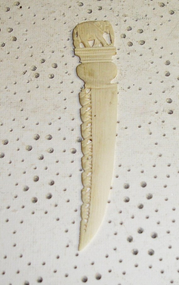 Antique Pre Ban Chinese Hand Carved Elephant Ivory by joolaholic