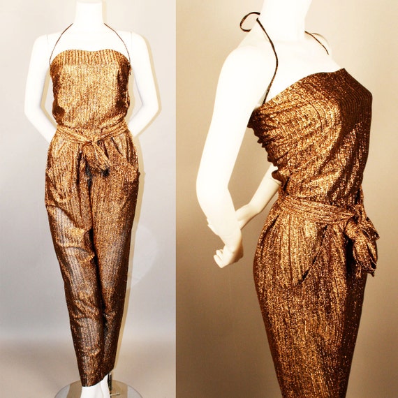 bronze jumpsuit