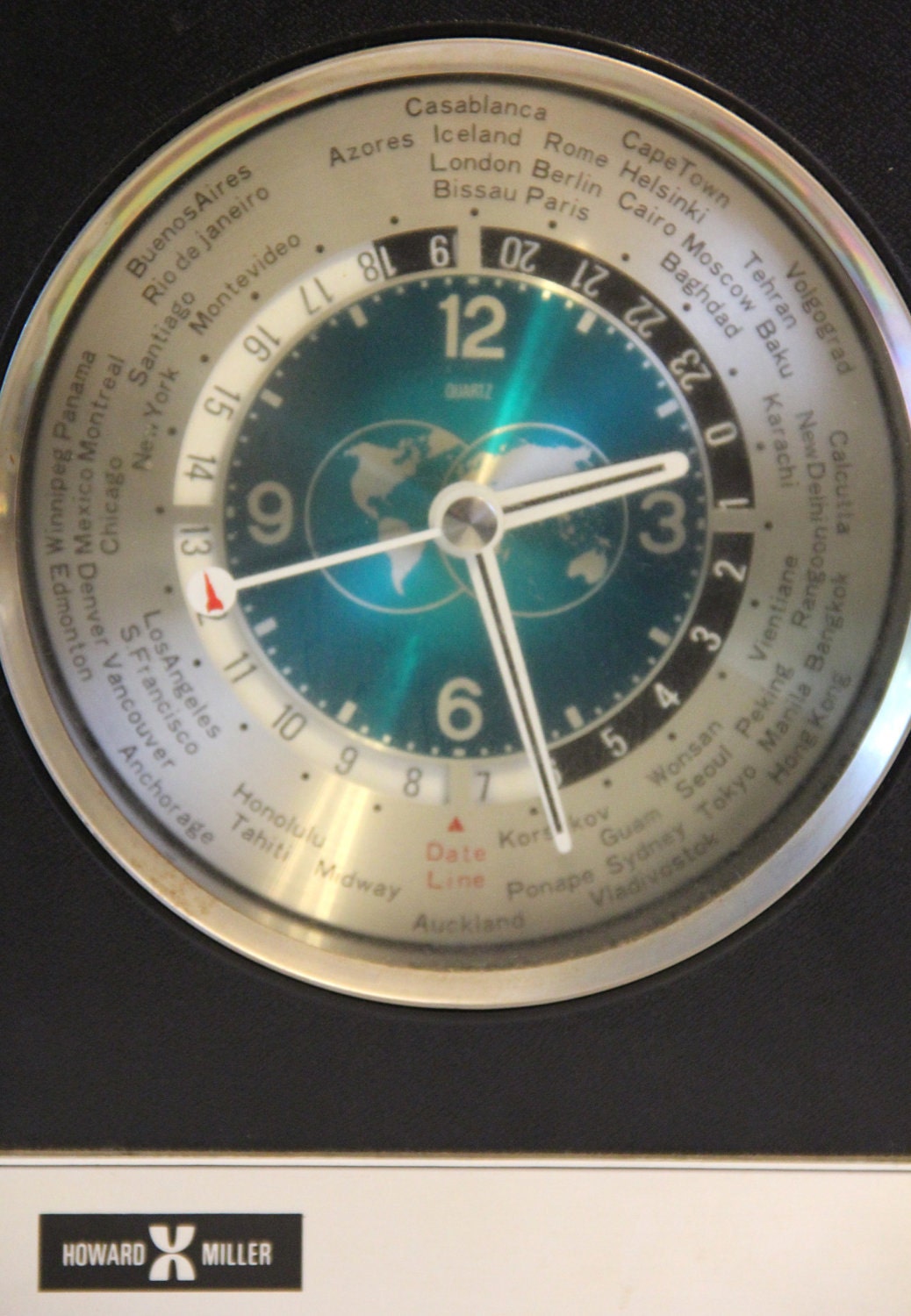 Howard Miller World Time Clock Eames Era