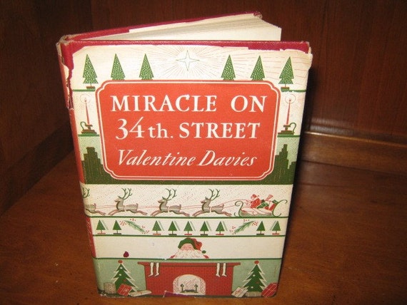 VIntage Book Miracle on 34th Street 1947 by EclecticPaperPenguin