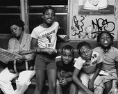 NYC Subway Photo 1980s - YMCA Kids by The Conn Artist