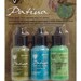 Vintaj Patina Kit, Weathered Copper - Moss, Verdigris, Jade, .5oz each, 3/Pkg