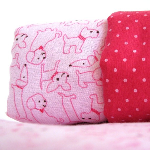 Items similar to Pink Dogs Baby Blanket on Etsy