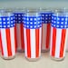 7 Vintage Patriotic Drinking Glasses