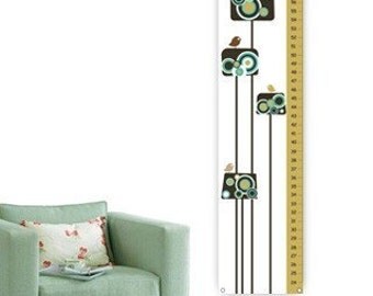 Flowers and Birds - Personalized Growth Chart