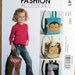 McCalls M5341 Fashion Accessories Backpacks Pattern