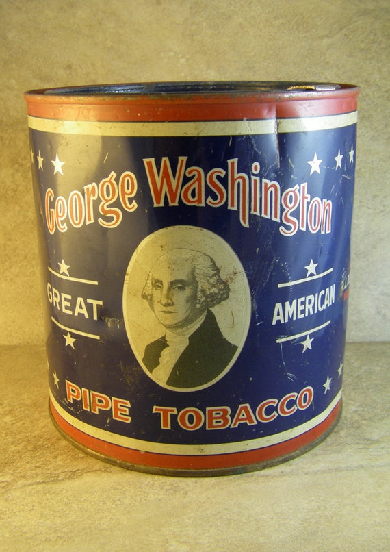 George Washington Pipe Tobacco Tin