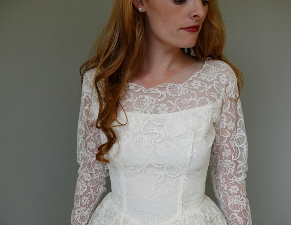 Reserved////1950s Young And In Love lace and by CamilliaHeirloom