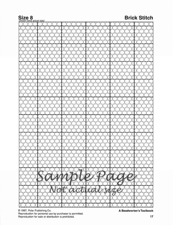 Beadwork Graph Paper for Seed Beads A Beadworker's