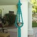 Macrame Plant Hanger (Blue Velvet)