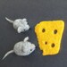 Mice and Cheese - Fridge Magnet Set