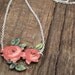Vintage Rose Necklace
