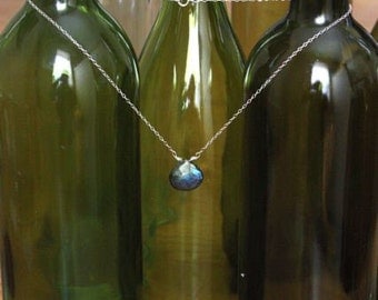Labradorite and Silver Necklace