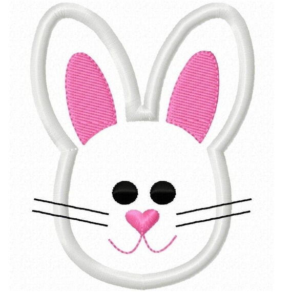 Digitizing Dolls Easter Bunny Face Head by DigitizingDolls on Etsy