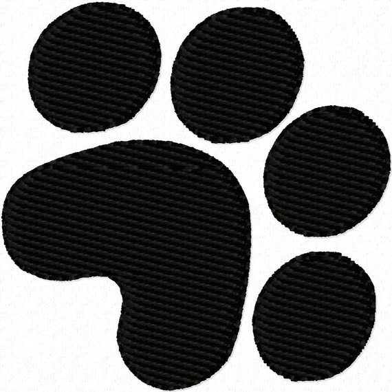 Digitizing Dolls Paw Print Solid Embroidery by DigitizingDolls