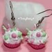dango japanese cupcake earrings