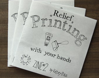 Relief Printmaking How-to-do-it Zine 2