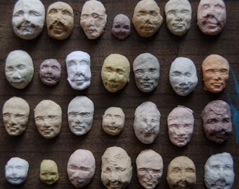 25 Sprouting Seed Faces - Seed Bombs with Edible Sprouts