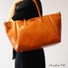 Elegant Formal Leather Shoulder Bag - Tan Brown