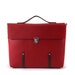 Unique Leather Brief Case / Messenger Bag / Backpack collaboration with junev - Red
