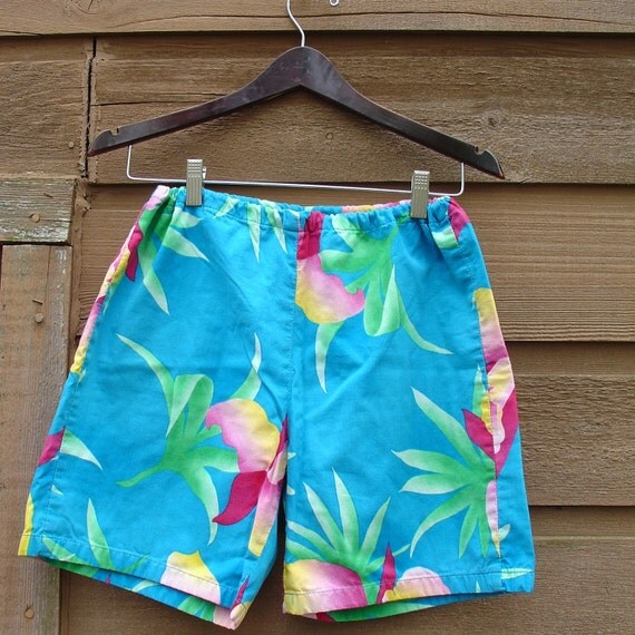 Vintage 1980s Jams shorts swim trunks by momandpopcultureshop