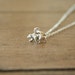 Tiny Polar Bear Necklace - Simple Sterling Silver