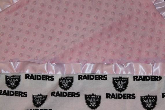 Oakland Raiders Blanket 50x60 Raschel Jersey Design ...