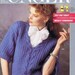 Fast Knit Sweater Booklet by Unger,. c. 1985