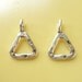 2 pcs Sterling silver Triangle charms (13x9mm),