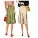 40s Skirt Pattern / Vintage Sewing Pattern / McCall 6419 / Waist 28