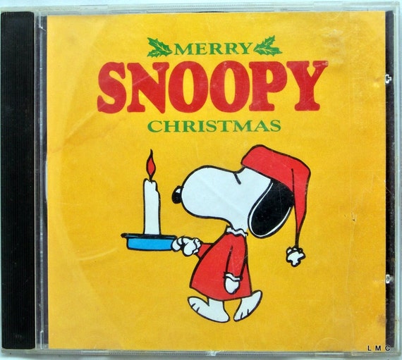 Vintage Merry Snoopy's Christmas Music CD by ALLTHINGSSNOOPY