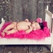 SALE - Pink Burst, Cozy, Cuddly Faux Fur Nest - Perfect Newborn Photography Prop - Plush Long Pile