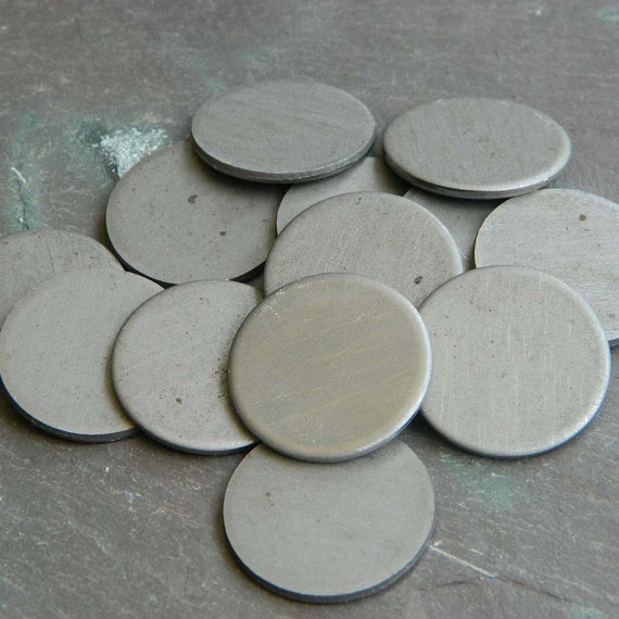 1 Inch Steel Round Blanks by MetalNMoreSupply on Etsy