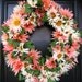 Pink and White Daisy Wreath, Year Round Wreath, Spring Time Wreath