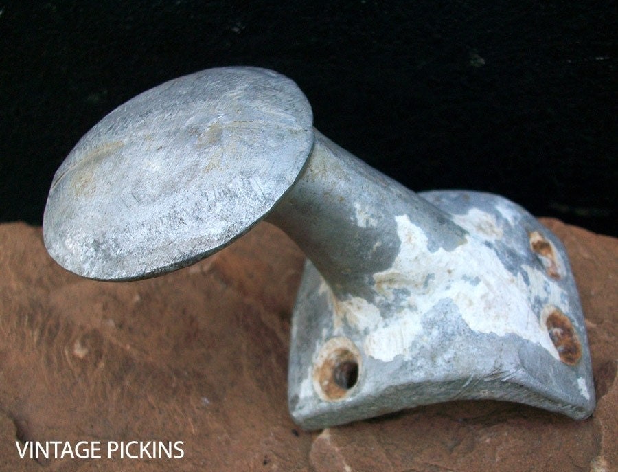 Old Western Metal Saddle Horn Vintage