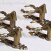 Vintage Deer Head Drawer Pulls/ Knobs, Set of 4, Made in Spain