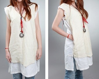 Cinderella Patchwork Cotton Linen Dress